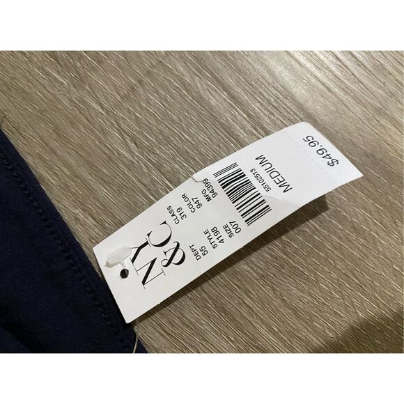 NY&Co NWT Navy Blue Stretch Pull-On Dress Pants, Size Medium, MSRP $50 - Picture 6 of 10